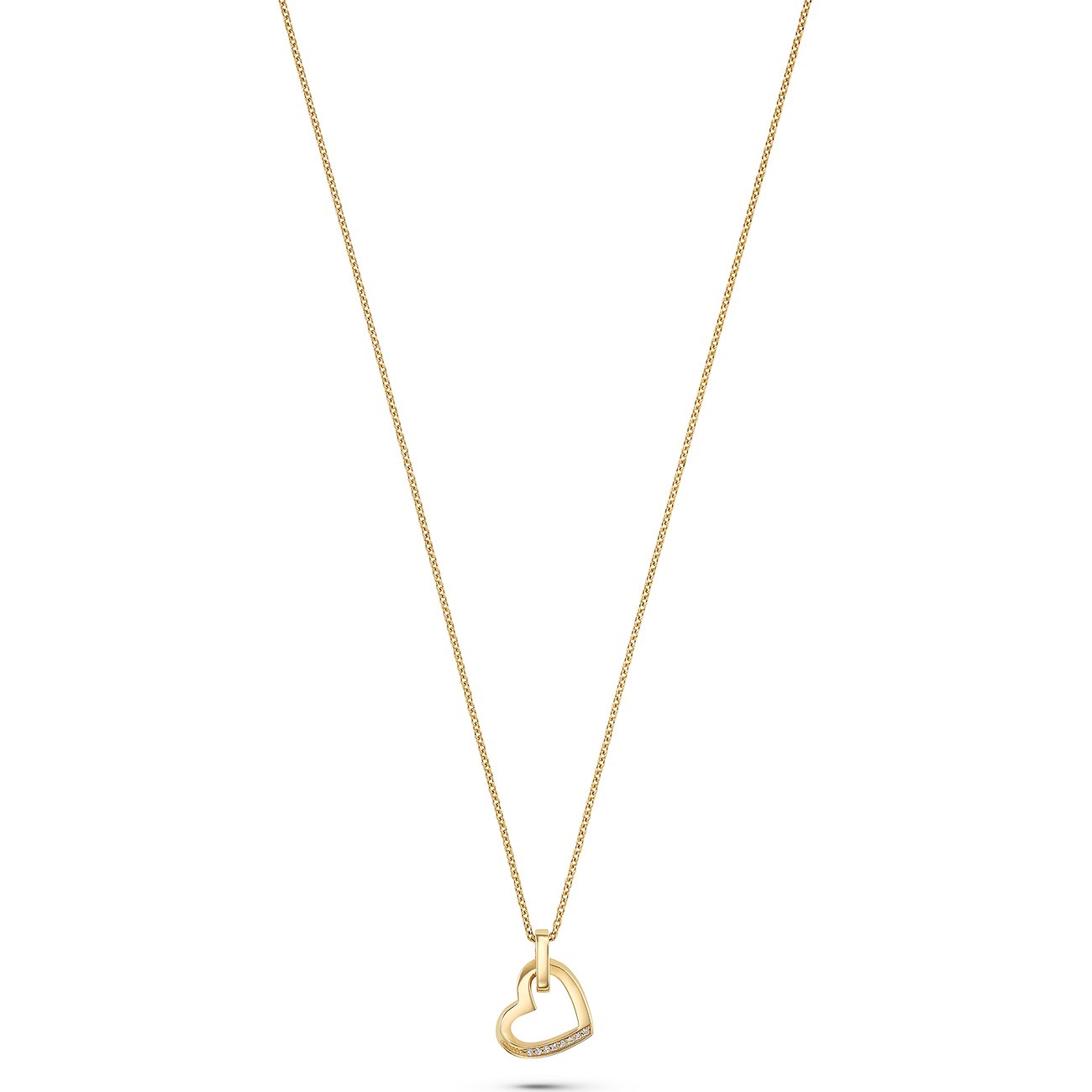 JETTE Kette TWISTED HEART 87690318 Im Verkauf