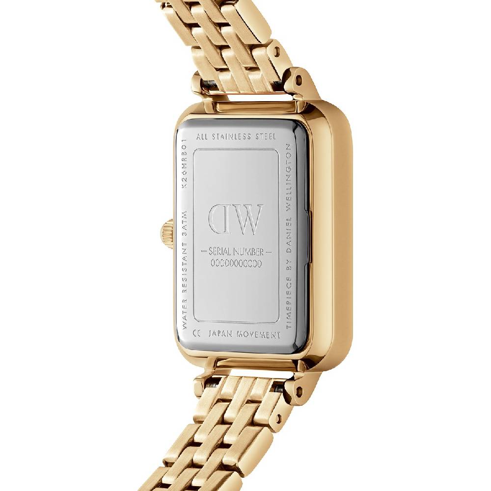 Daniel Wellington Damenuhr Quadro DW00100688 Kostenlose Rückgabe