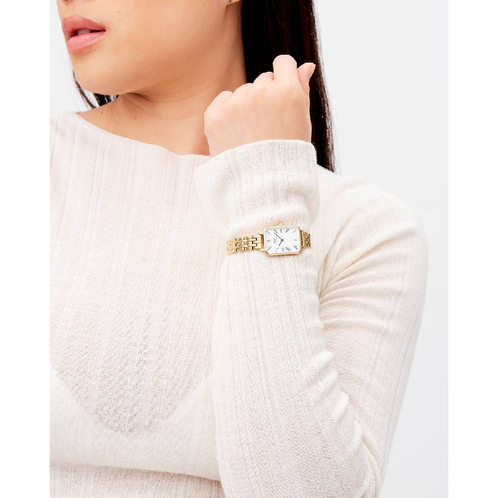 Daniel Wellington Damenuhr Quadro DW00100688 Kostenlose Rückgabe