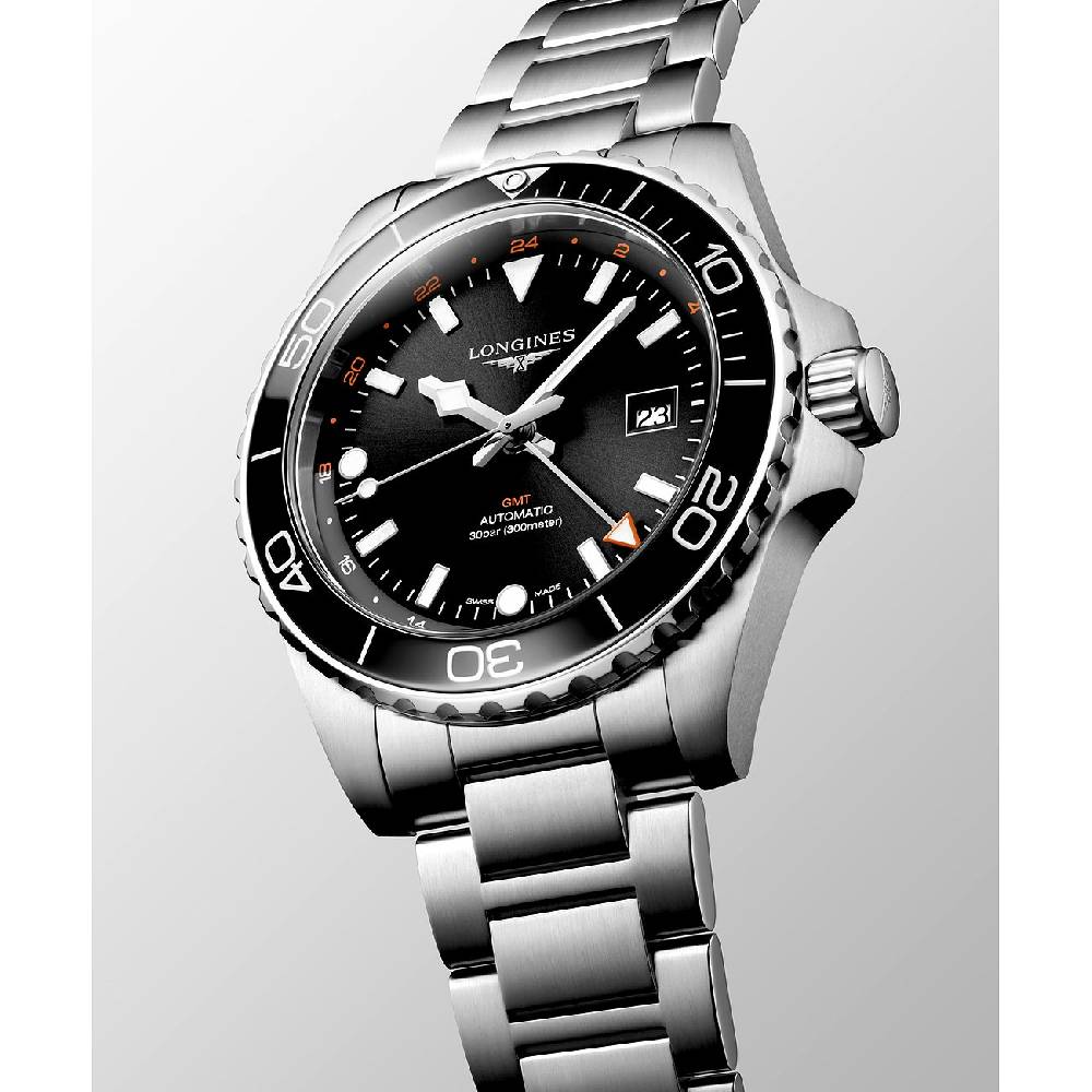 Longines Herrenuhr Hydroconquest GMT L38904566 Nur für heute