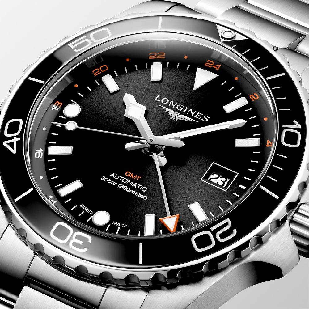 Longines Herrenuhr Hydroconquest GMT L38904566 Nur für heute