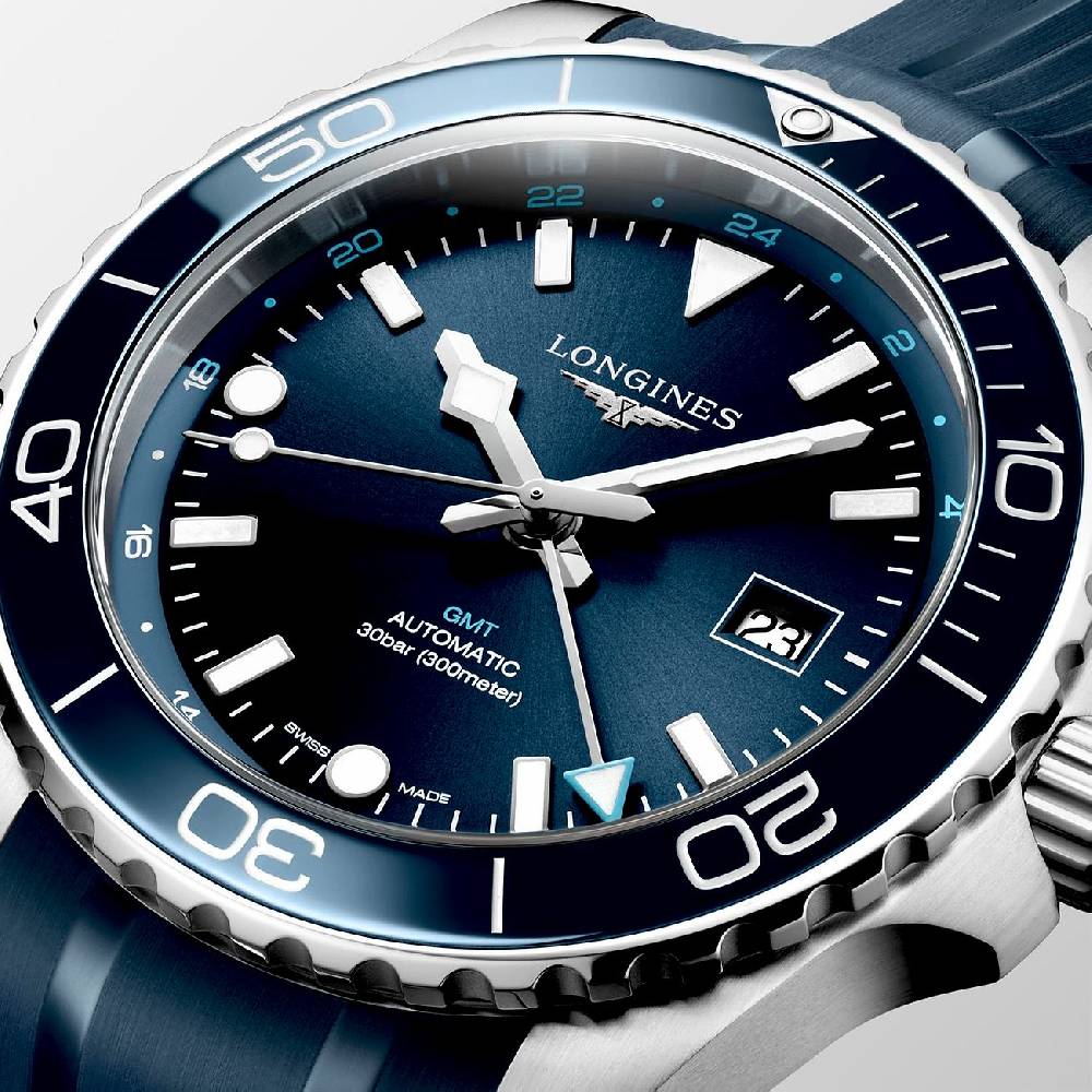 Longines Herrenuhr Hydroconquest GMT L38904969 Sonderangebote