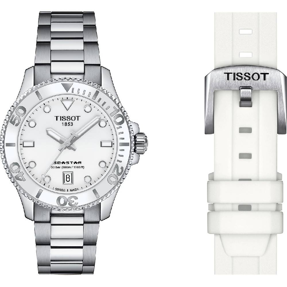 Tissot Uhren-Set inkl. Wechselarmband Seastar 1000 T1202101101100 Limitierter Zeitrabatt