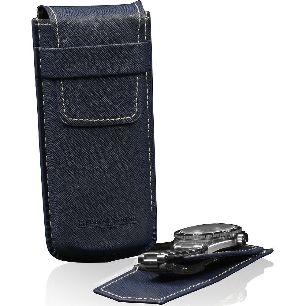 Designhütte Uhrenbox Mondo Saffiano 70019-100 Riesige Rabatte