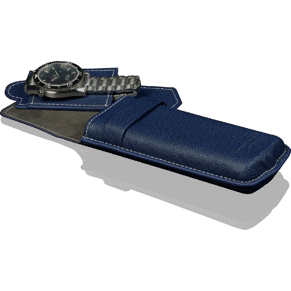Designhütte Uhrenbox Mondo Saffiano 70019-100 Riesige Rabatte