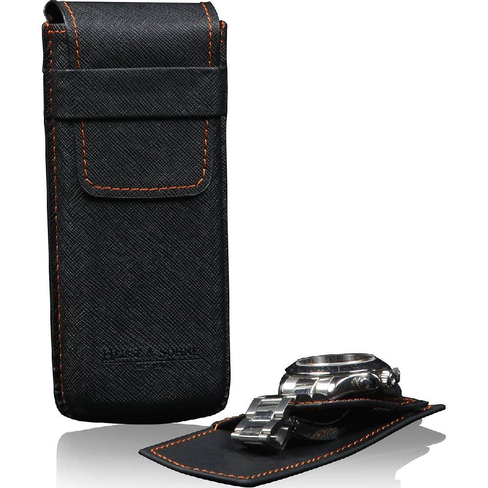 Designhütte Uhrenbox Mondo Saffiano 70019-103 50% Rabatt mit kostenlosem Versand