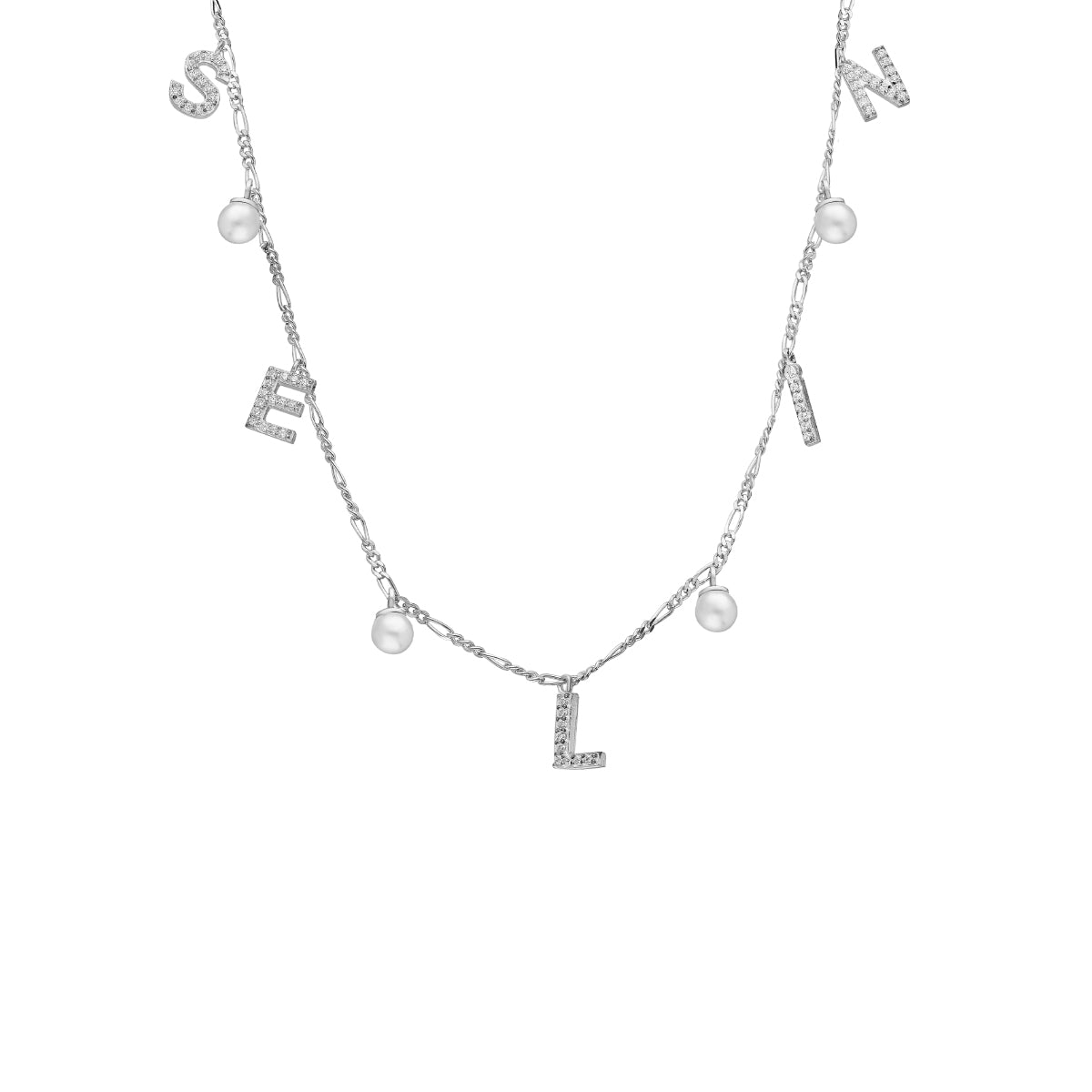 Kardelen CHOCKER NAMENSKETTE MIT PERLE - 925 SILBER Discount Store für neue Produkte