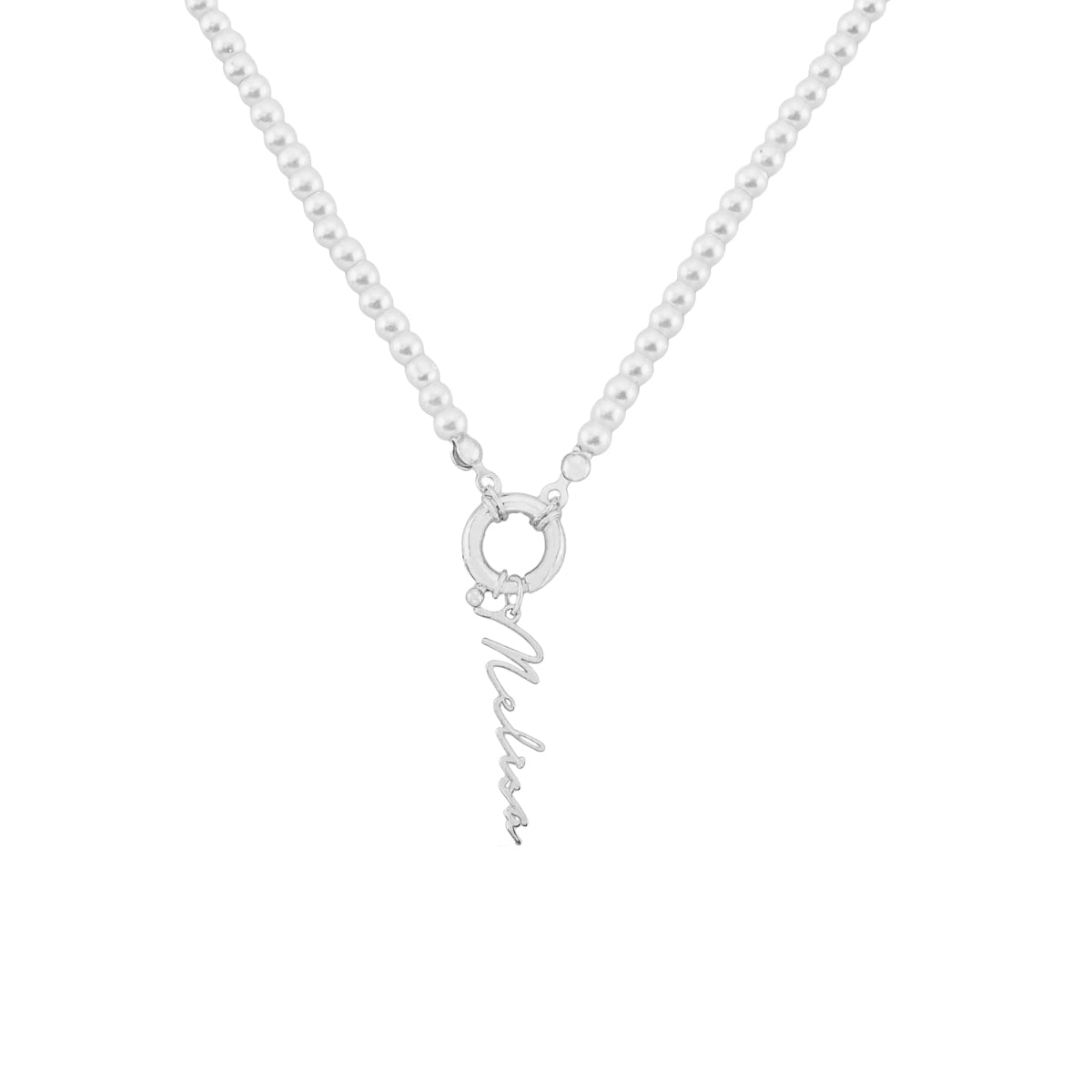 Kardelen Pearl Chain Signatur Namenskette - 925 SILBER Riesige Rabatte
