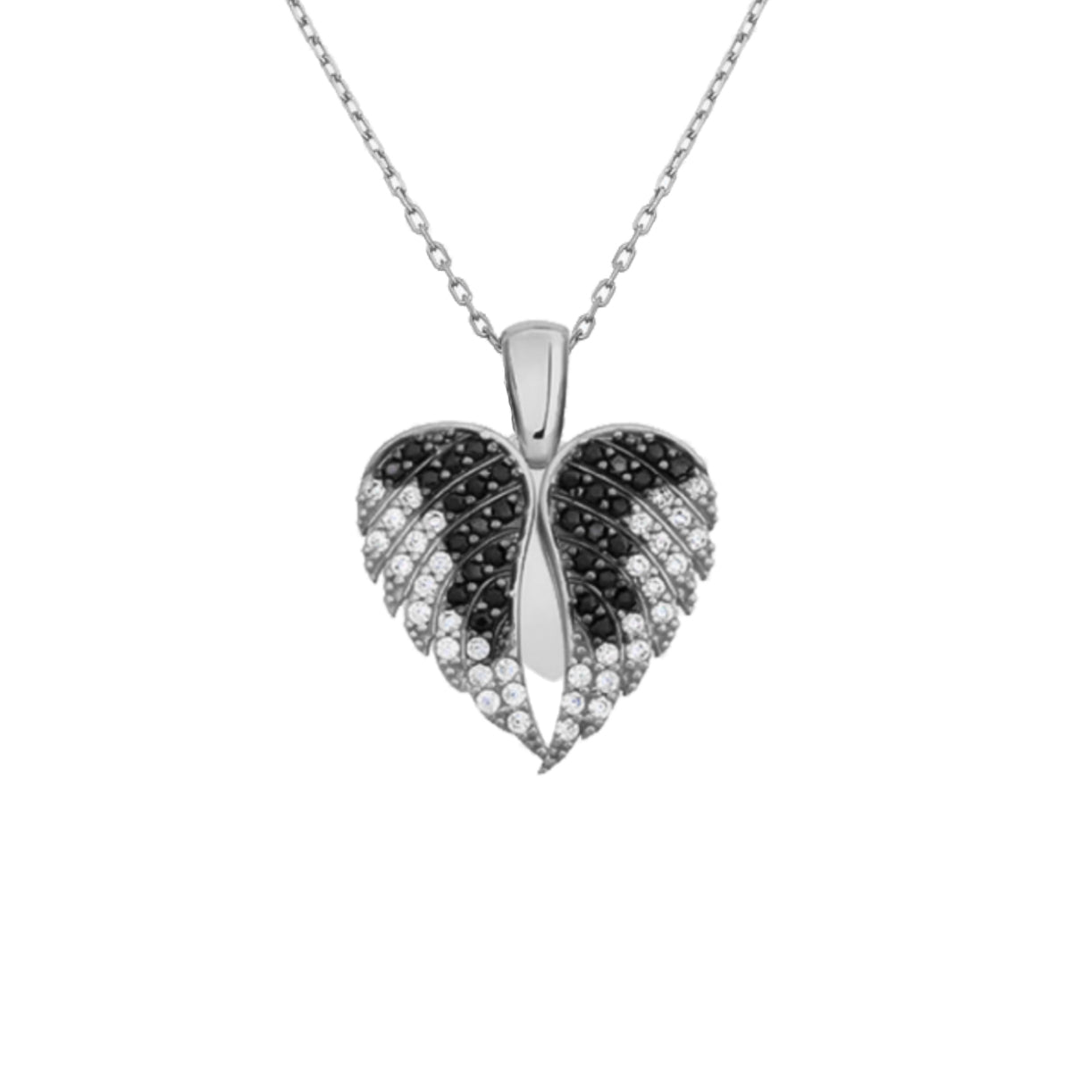 Kardelen Herz & Flügel Gravurkette - 925 SILBER Fabrik Onlineshop