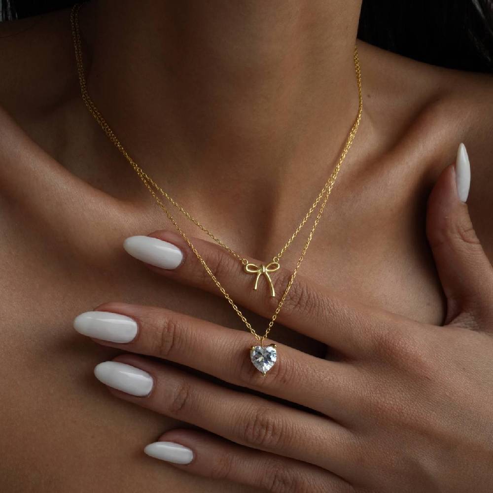 Kardelen FELICITY LOVE NECKLACE - 925 SILBER Flash Sale