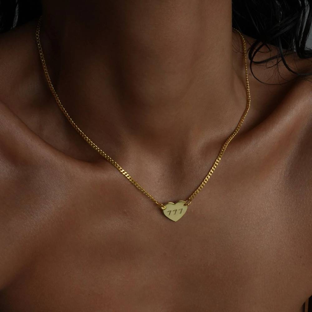 Kardelen CUBAN HEART NECKLACE - 925 SILBER Begrenztes Angebot