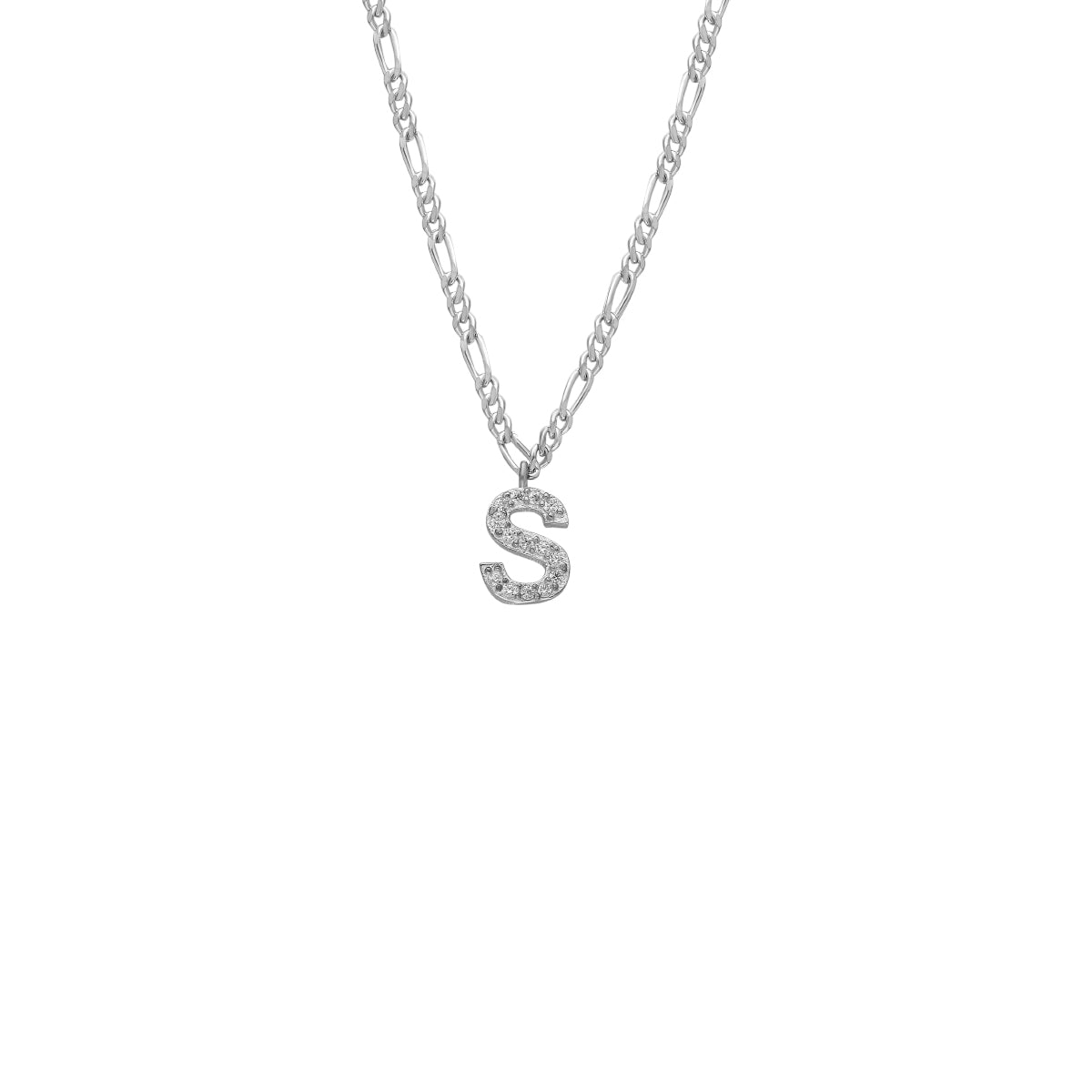 Kardelen Buchstabenkette mit Zirkonia Stein - 925 SILBER Wochenangebot