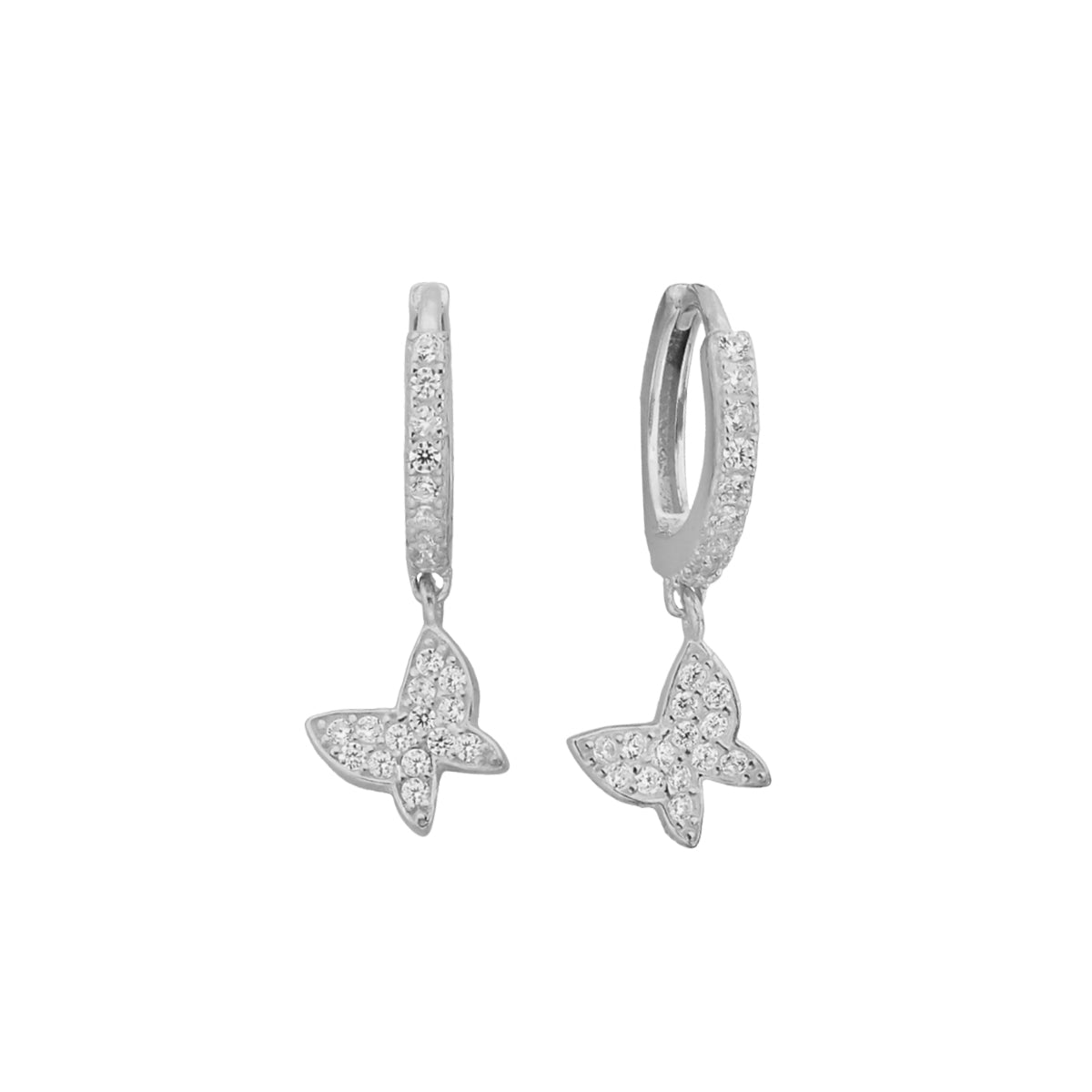 Kardelen Butterfly Model 2 Ohrring - 925 SILBER Begrenzte Freigabe