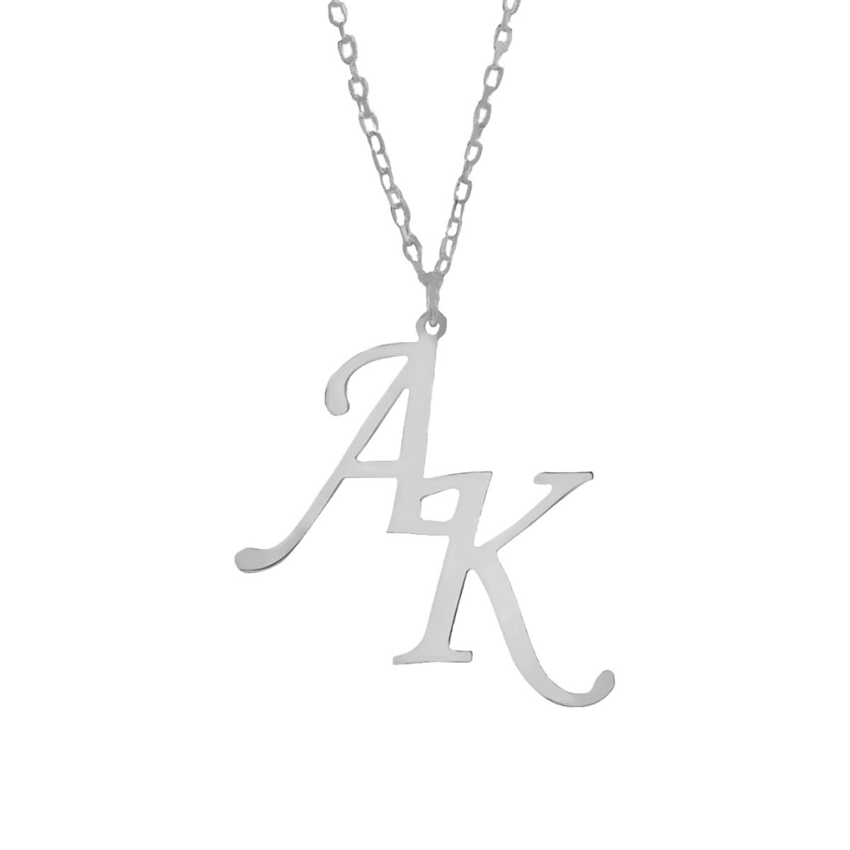 Kardelen 2er Buchstabenkette - 925 SILBER Verkauf