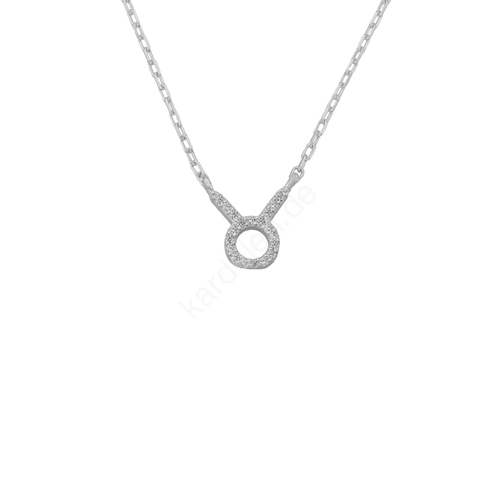Kardelen STERNZEICHEN ZIRKONIA HALSKETTE - 925 SILBER Zeitbegrenzte Promotion