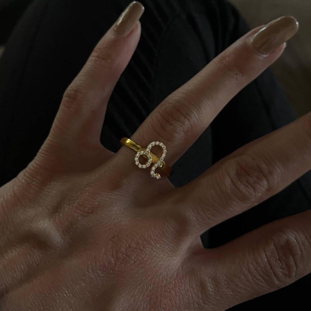 Kardelen Sternzeichen Ring - 925 SILBER Nur für heute