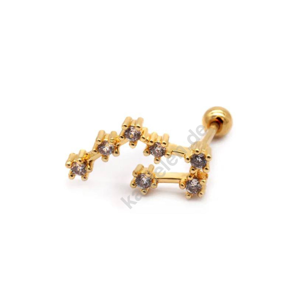 Kardelen STERNZEICHEN ZIRKONIA PIERCING - 925 SILBER Discount Store für neue Produkte