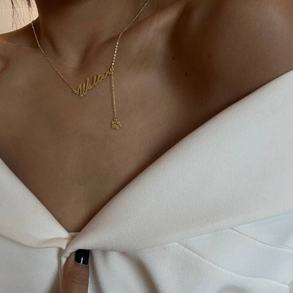 Kardelen Namenskette mit hängend Symbol - 925 SILBER Online
