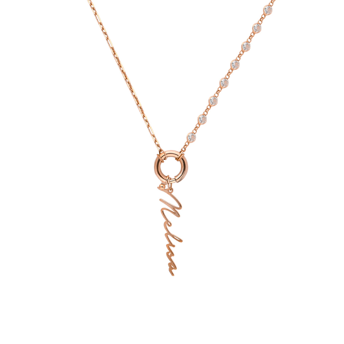 Kardelen Chain Design Diamond Halskette Basic Signatur - 925 SILBER Großer Ausverkauf
