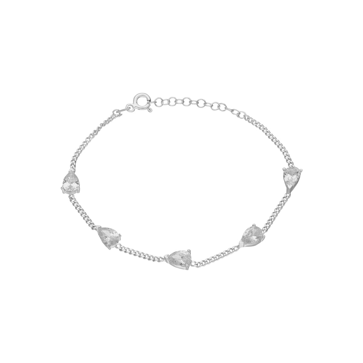 Kardelen Drop Armkette - 925 SILBER Saisonschlussverkauf