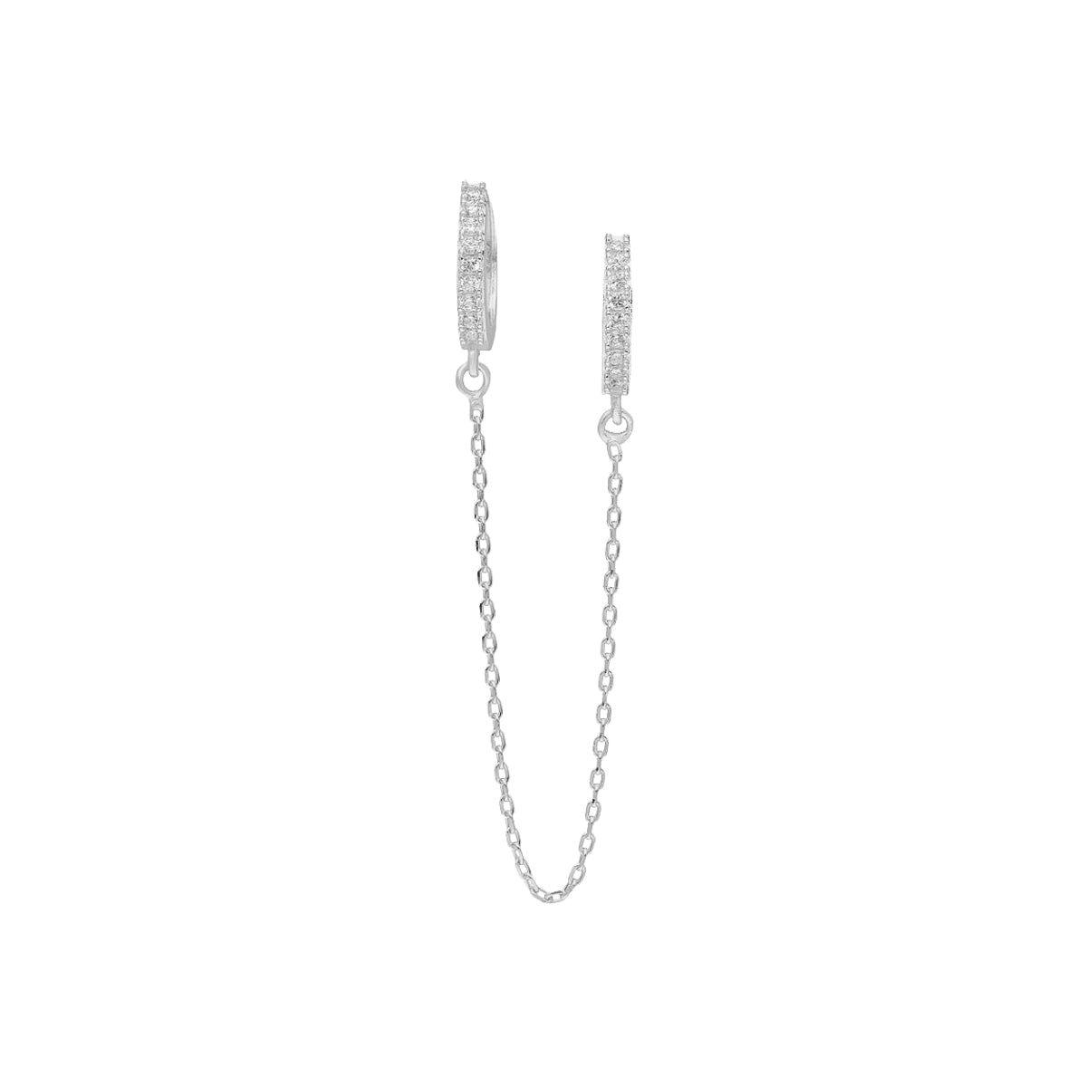 Kardelen Doppel Model 2 Ohrring - 925 SILBER Zeitlich begrenztes Angebot