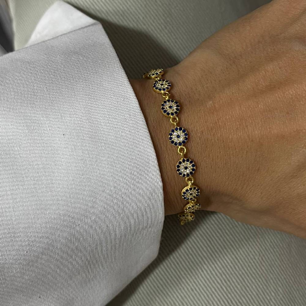 Kardelen Full Nazar Armband - 925 SILBER Neuheiten