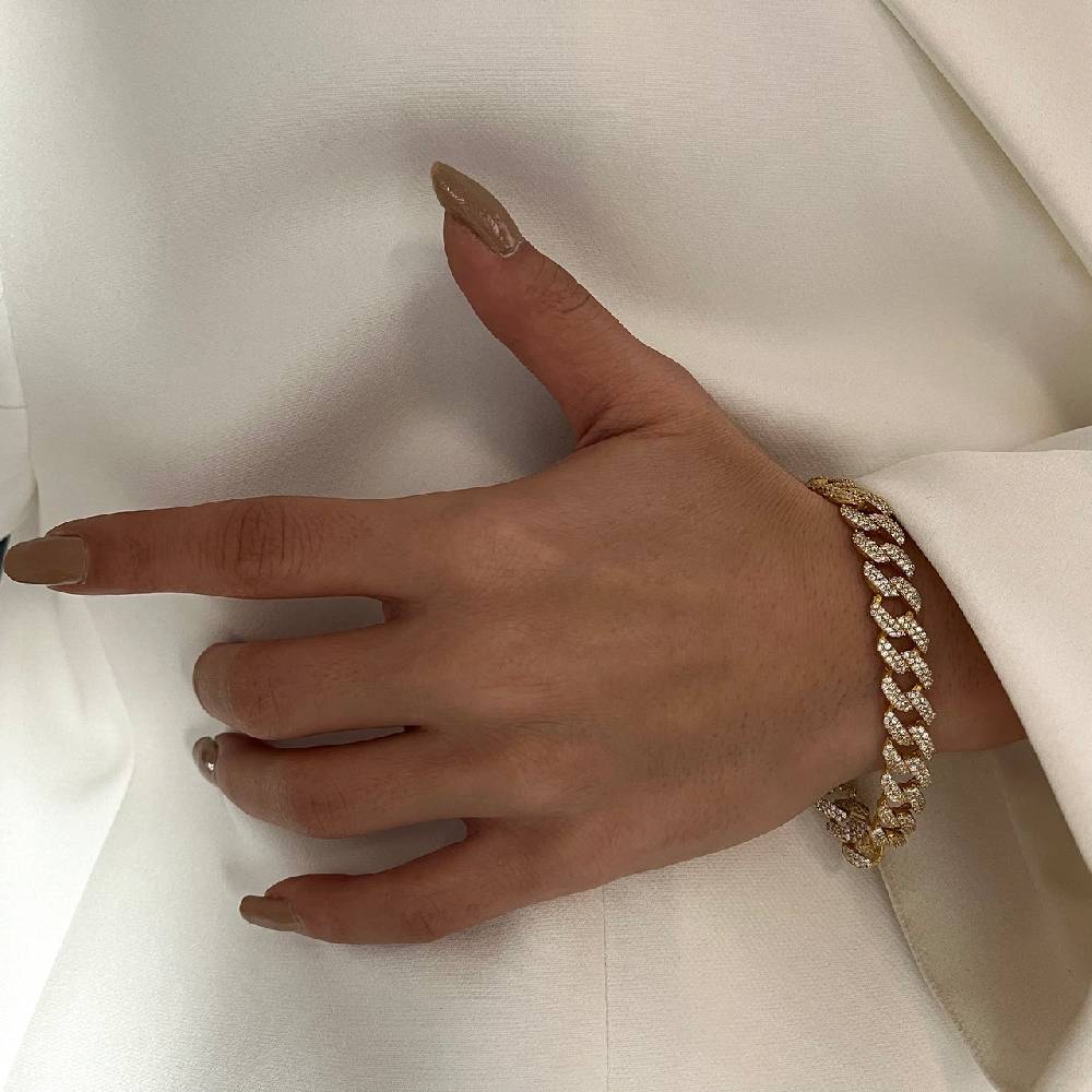 Kardelen Gourmet Zirkonia Armkette - 925 SILBER Saisonale Angebote