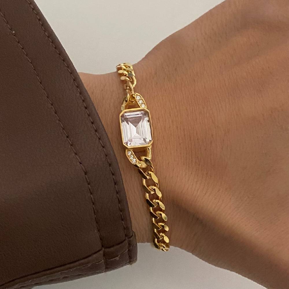 Kardelen Angela Zirkonia Armkette - 925 SILBER Räumungsverkauf