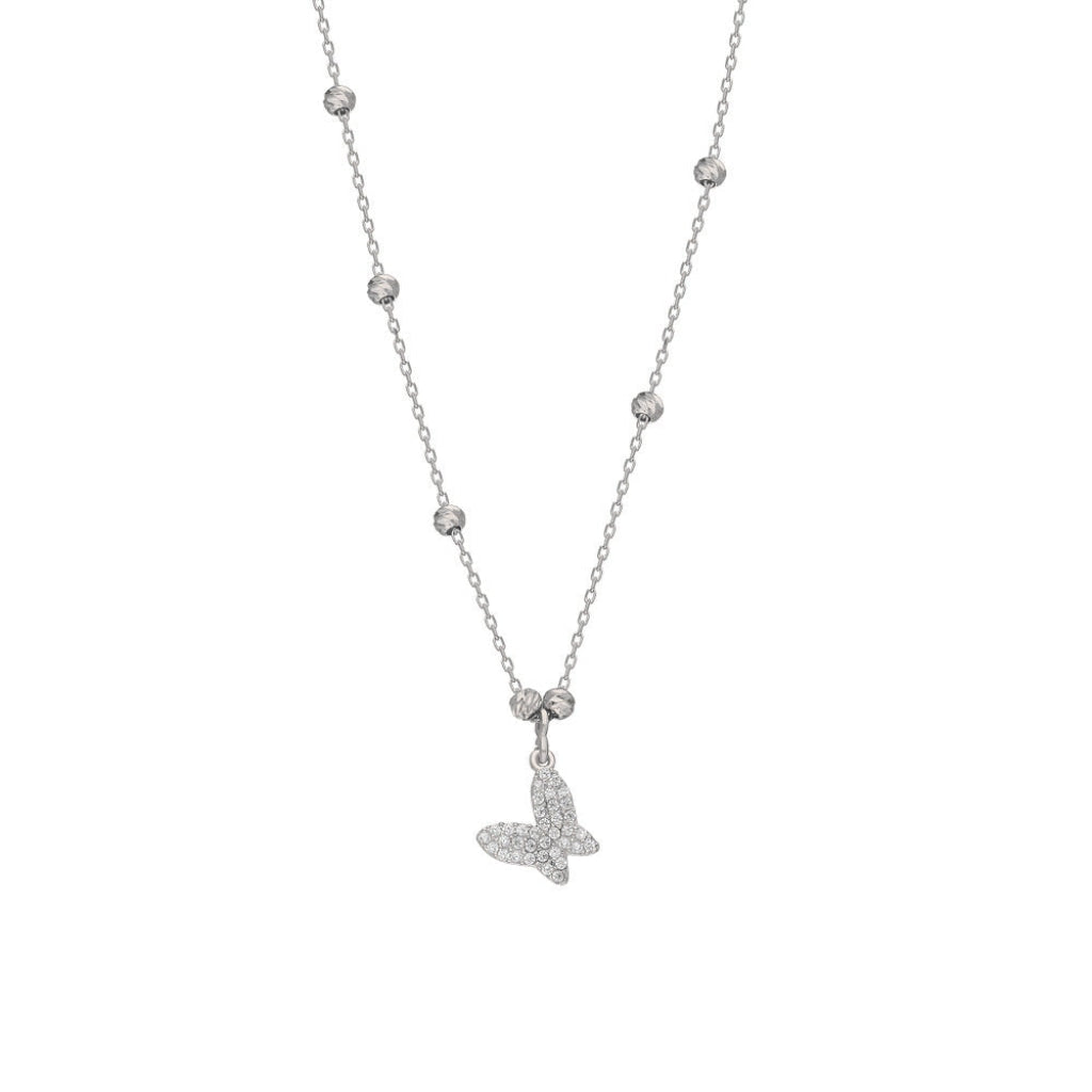 Kardelen BUTTERFLY BALL HALSKETTE - 925 SILBER Tägliche Deals