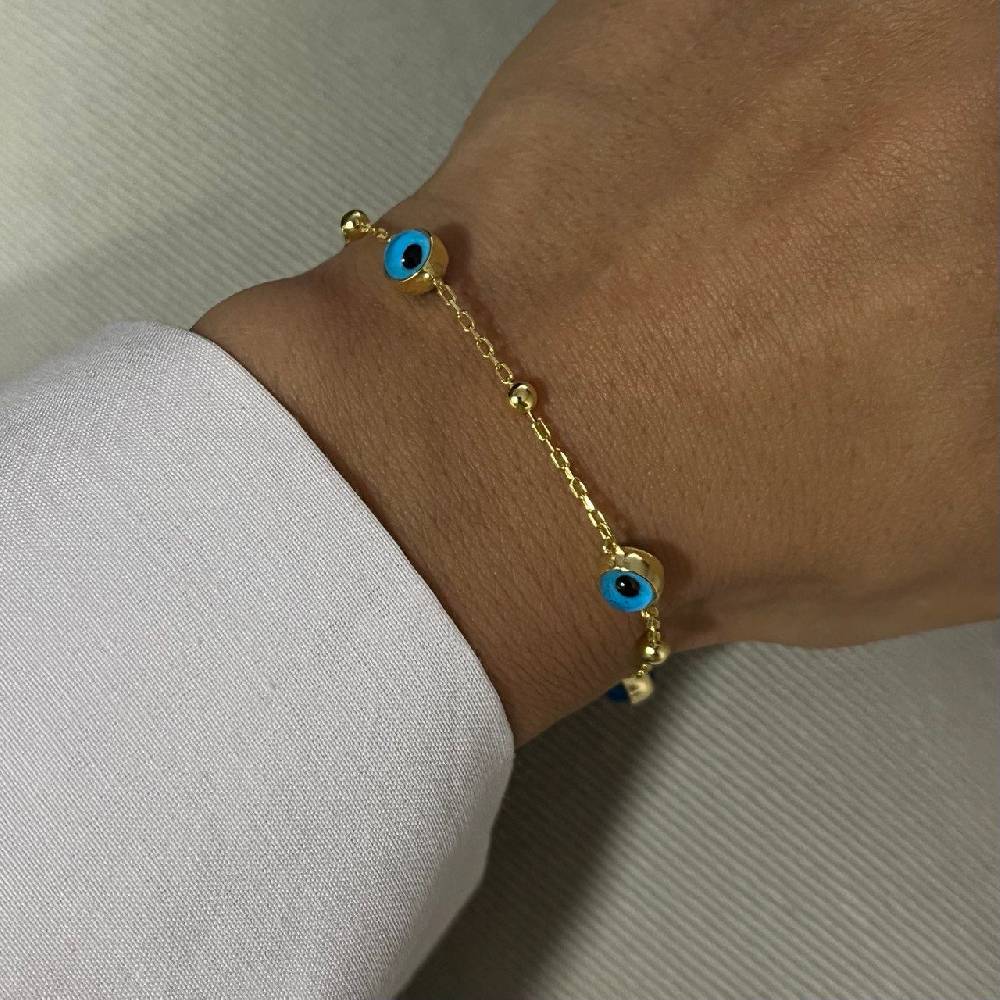 Kardelen Bullet Nazar Armband - 925 SILBER Letzter Tag
