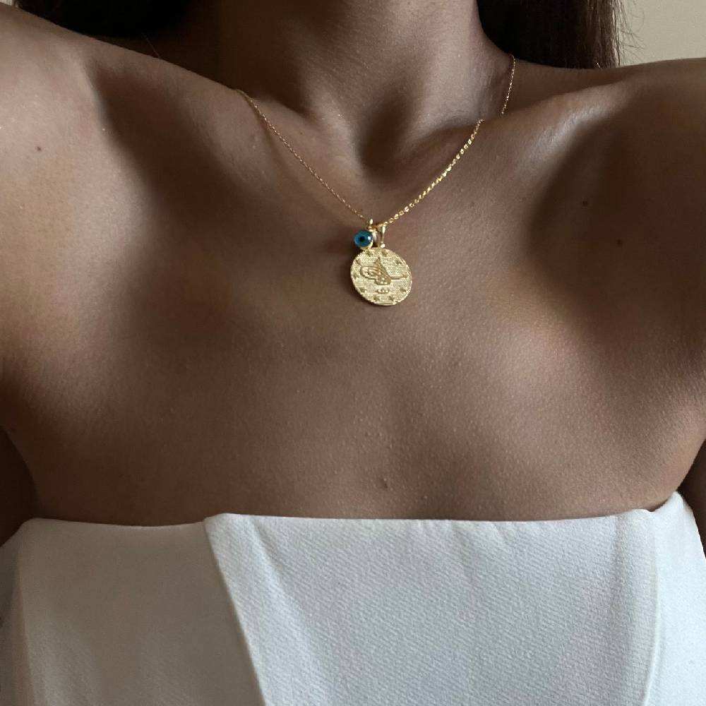 Kardelen Resat Kette mit Nazarauge - 925 SILBER Zeitbegrenzte Promotion