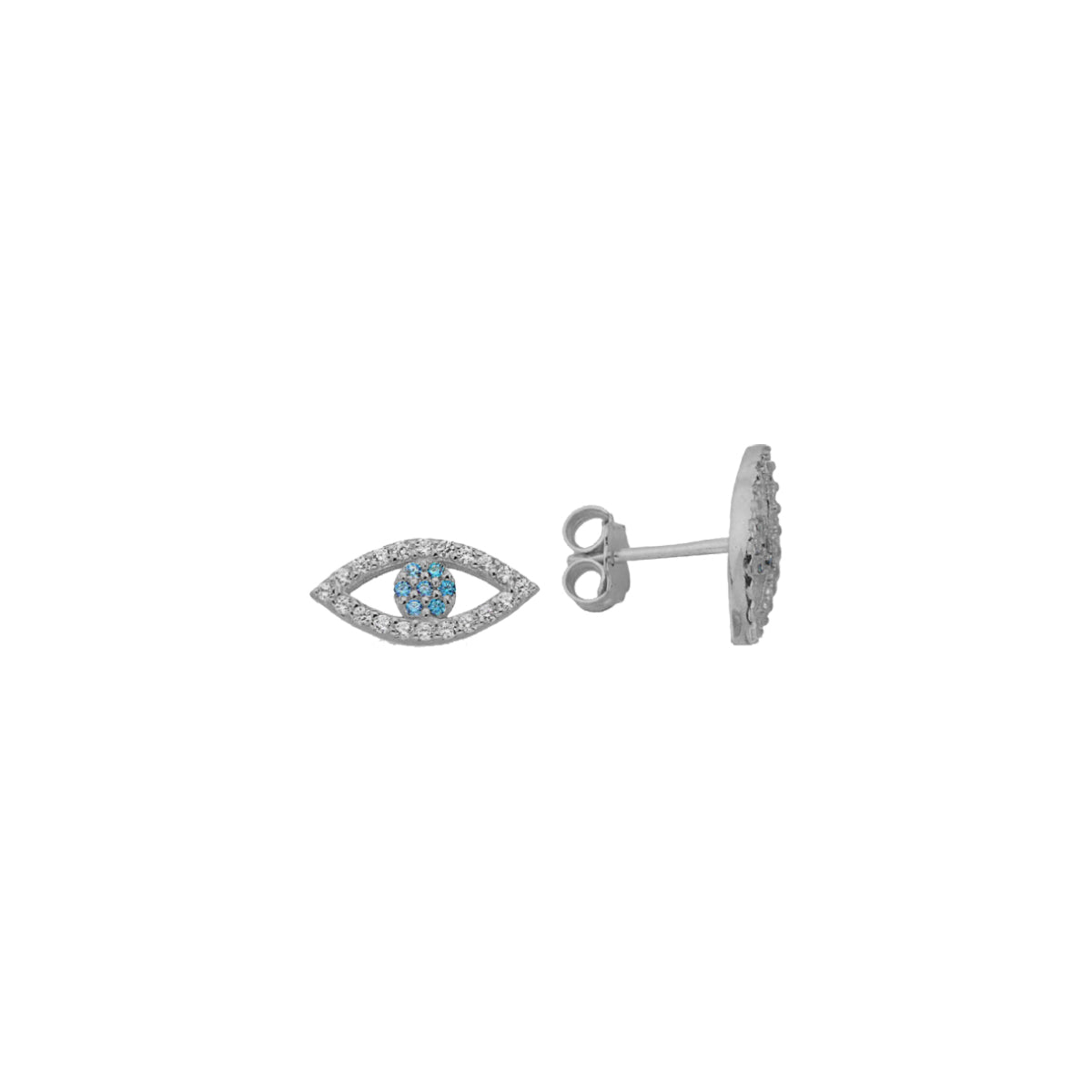 Kardelen Auge Nazar Mini Ohrring - 925 SILBER Nur für heute