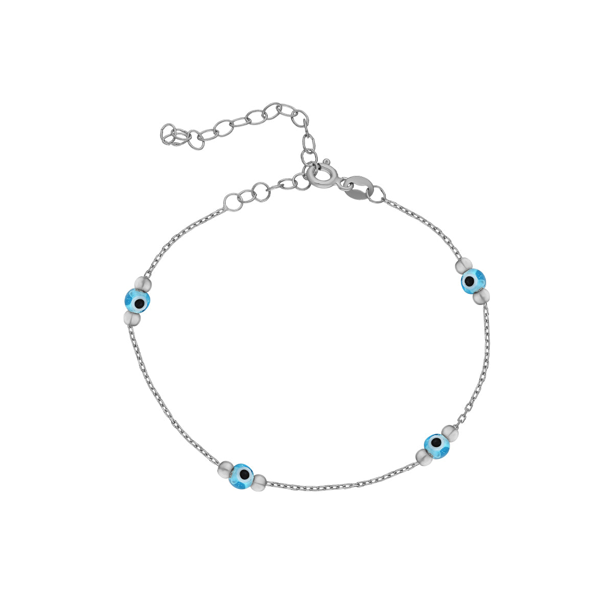 Kardelen Four Eye Nazar Armkette - 925 SILBER Clearance-Verkauf