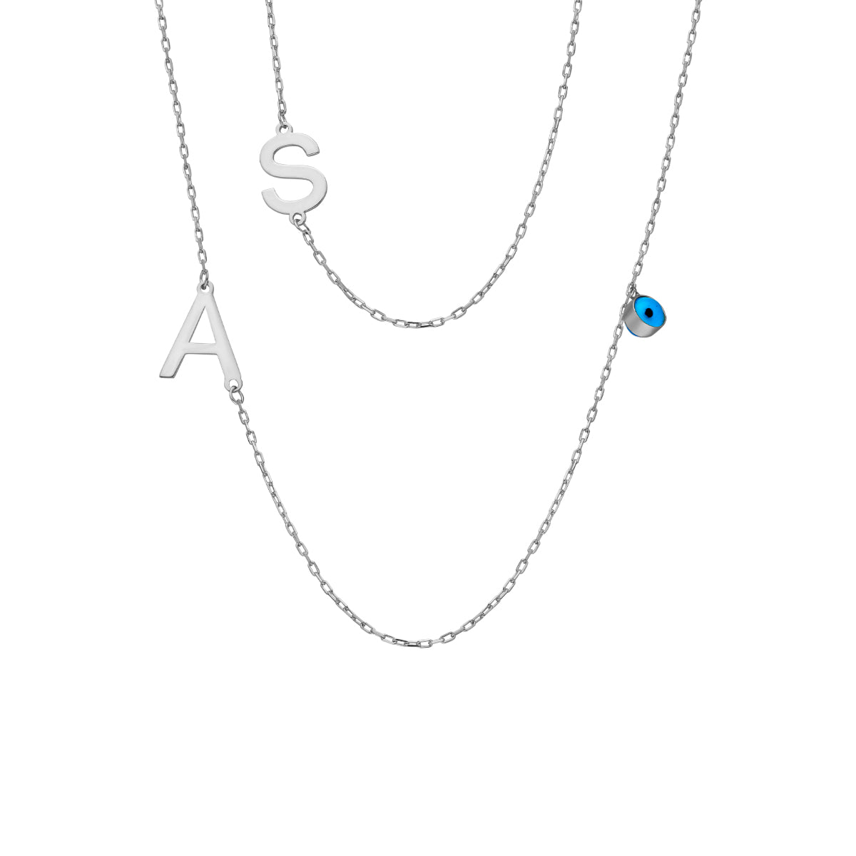 Kardelen Buchstabenkette Nazar 2er - 925 SILBER Online