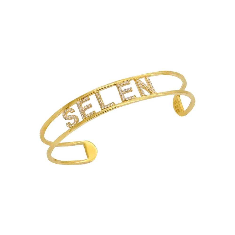 Kardelen Gliederung Design Bangle Zirkonia - 925 SILBER Sonderangebote