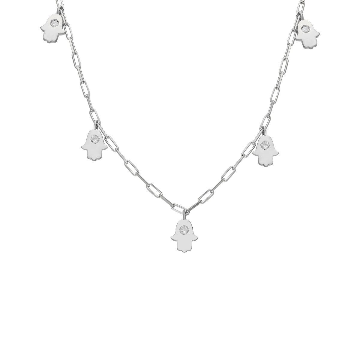 Kardelen Fatimas Hand Chocker Kette - 925 SILBER Super Rabatt