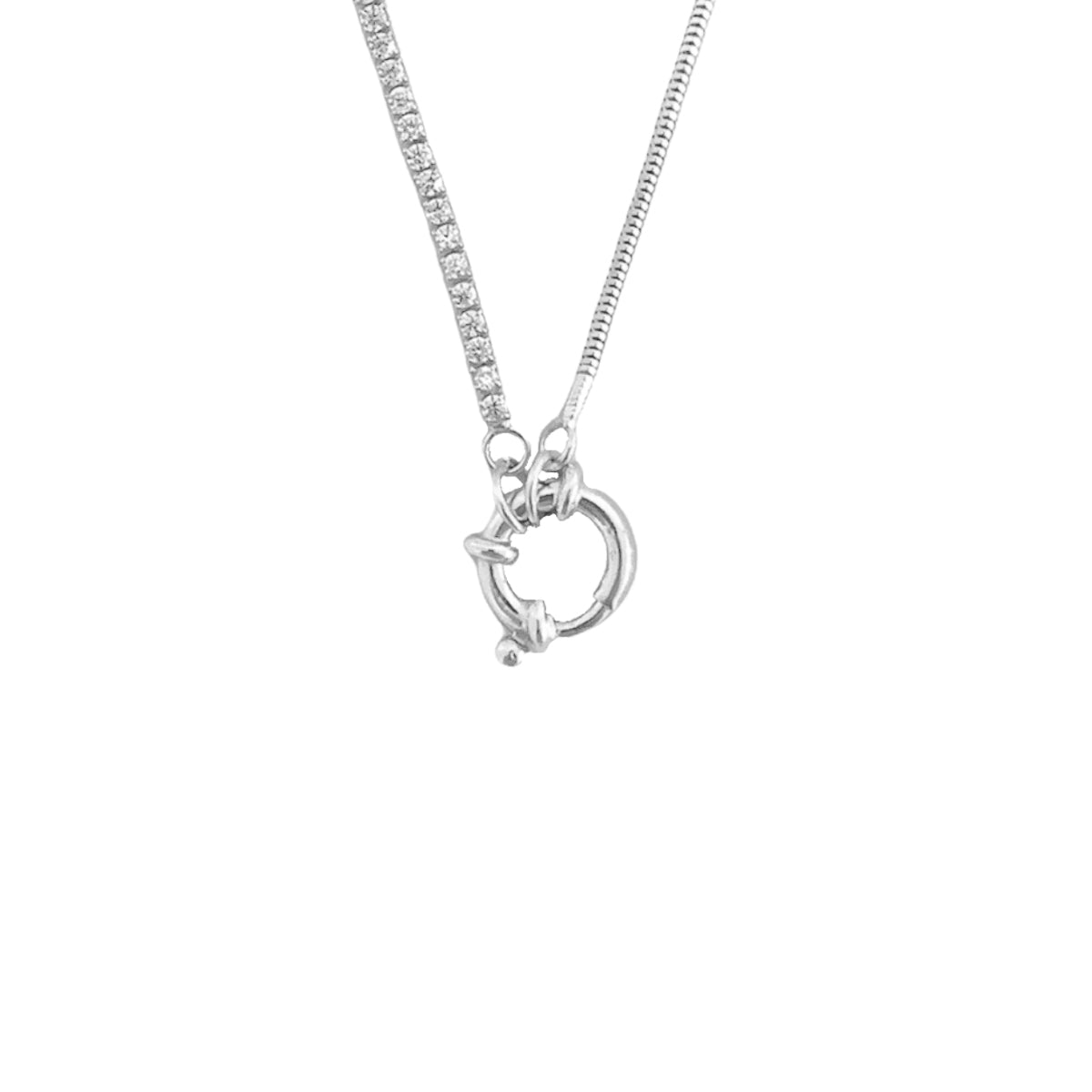 Kardelen Chain Design Italia Iced Halskette Basic - 925 SILBER Clearance-Verkauf