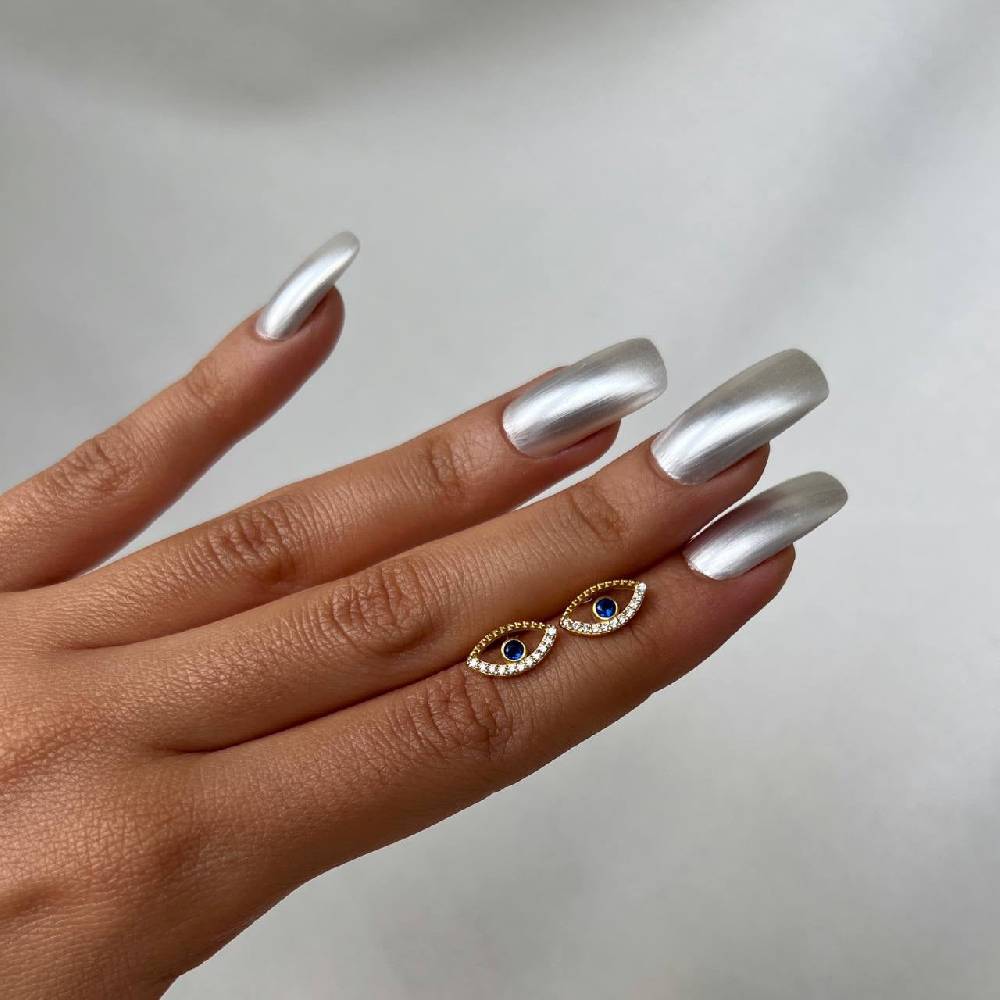 Kardelen Blue Eye stecker Ohrring - 925 SILBER Muttertagsangebot