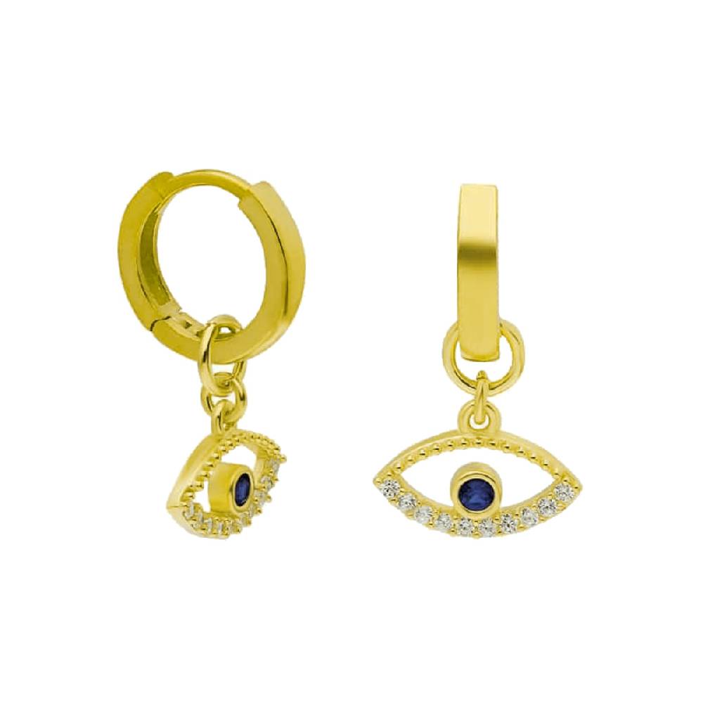 Kardelen Blue Eye Ohrring - 925 SILBER Tiefpreis