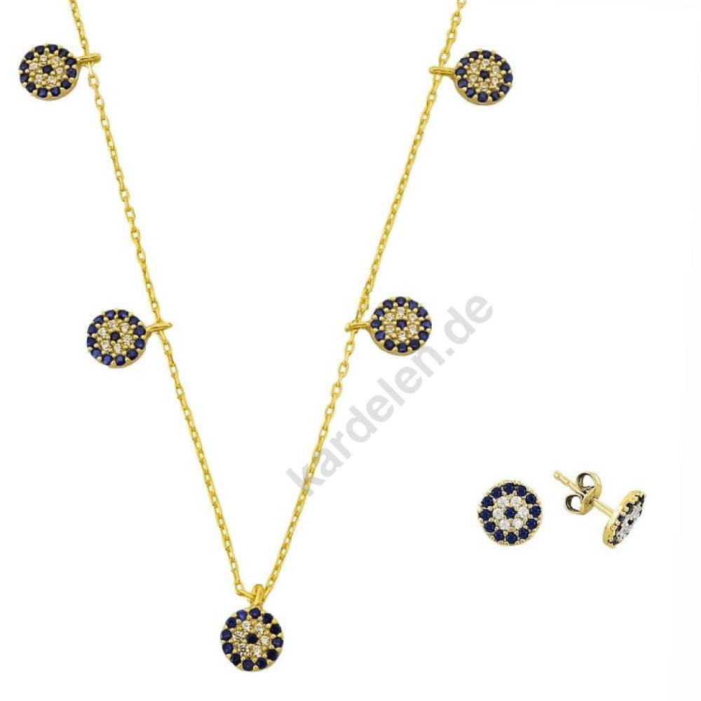 Kardelen Multi Nazar Set - 925 SILBER Bis zu 60% Rabatt