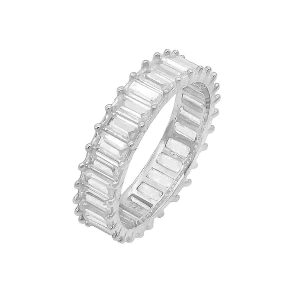 Kardelen Baguette Stones Ring - 925 SILBER Versandkostenfrei