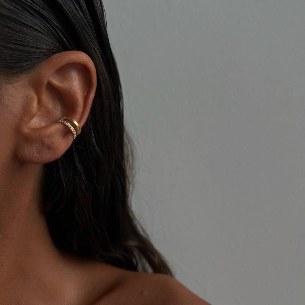Kardelen Lee Ear Cuff - 925 SILBER Saisonschlussverkauf