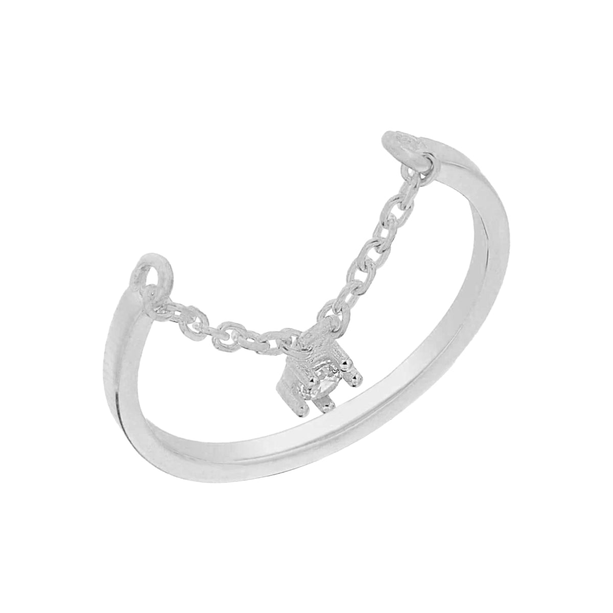 Kardelen Chain Zirkonia Ring - 925 SILBER Bis zu 65% Rabatt