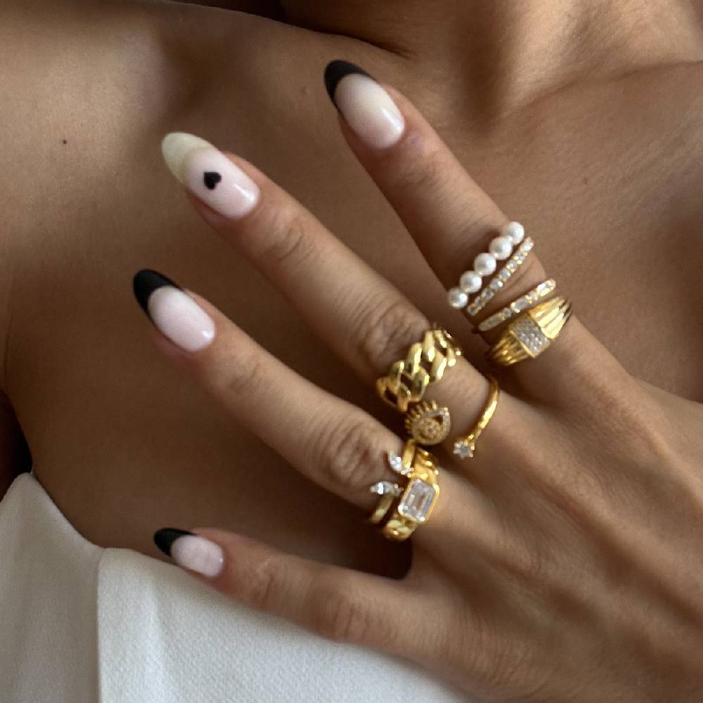 Kardelen Cuban Ring - 925 SILBER Online Shopping