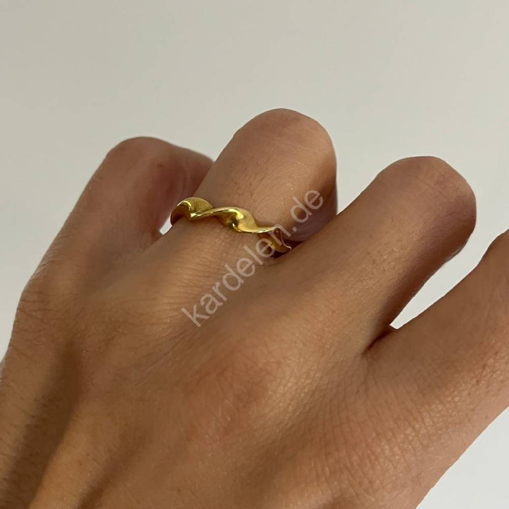 Kardelen Spiral Design Ring - 925 SILBER Muttertagsangebot