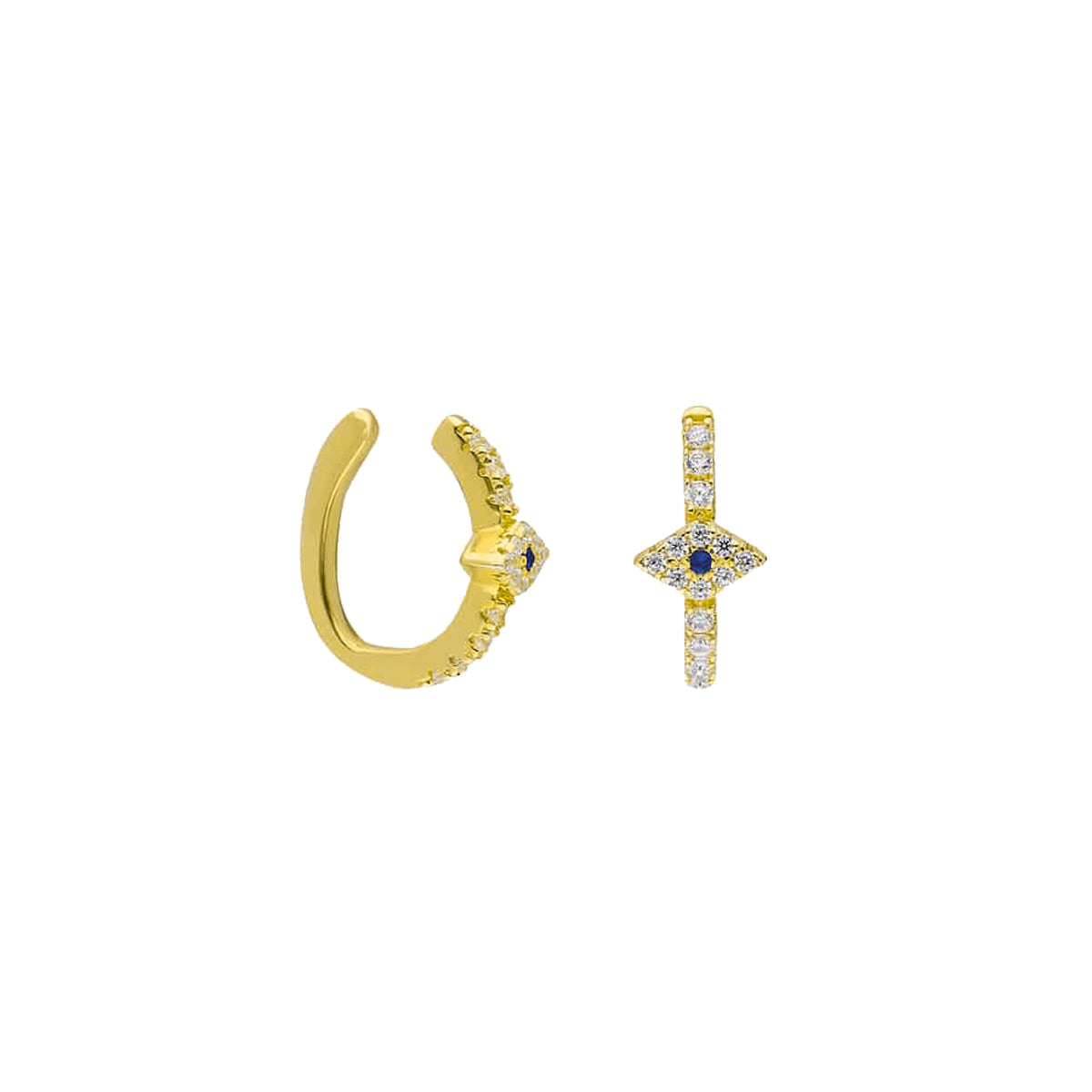 Kardelen Velvet Ear Cuff - 925 SILBER Räumungsverkauf