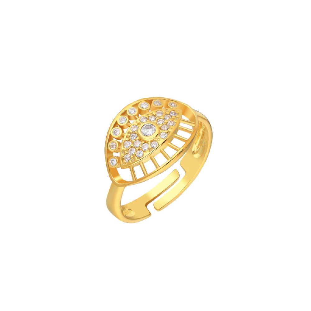 Kardelen Big Zirkonia Augen Ring - 925 SILBER Tägliche Deals
