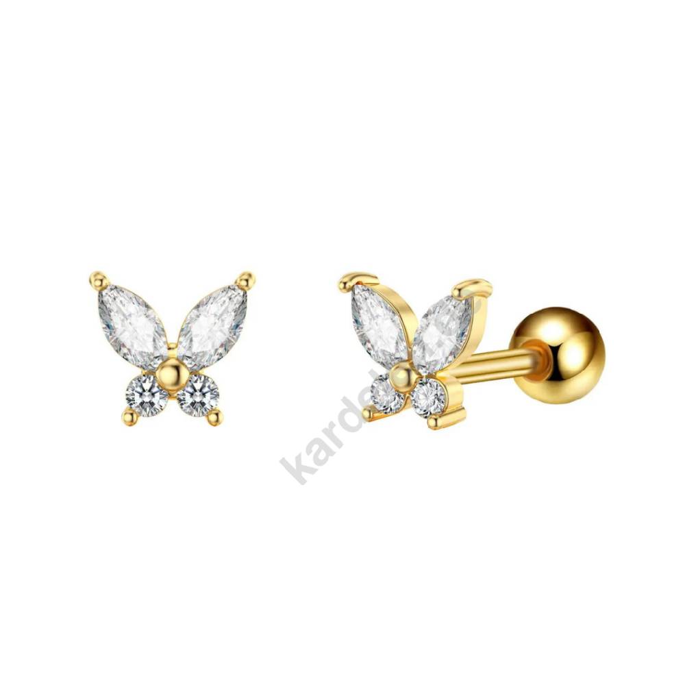 Kardelen Butterfly Piercing - 925 SILBER Wochenangebot