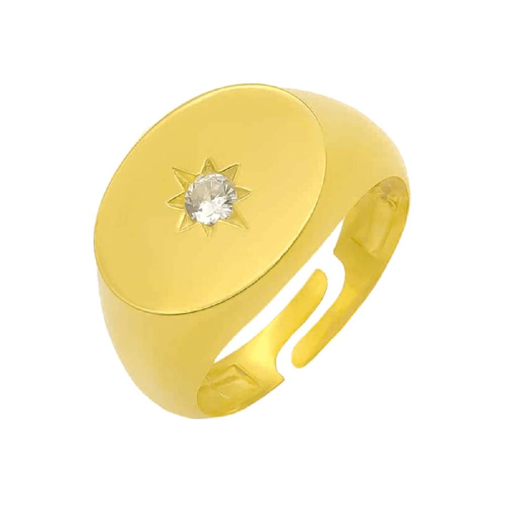 Kardelen Pole Star Solitaire Ring - 925 SILBER JETZT KAUFEN