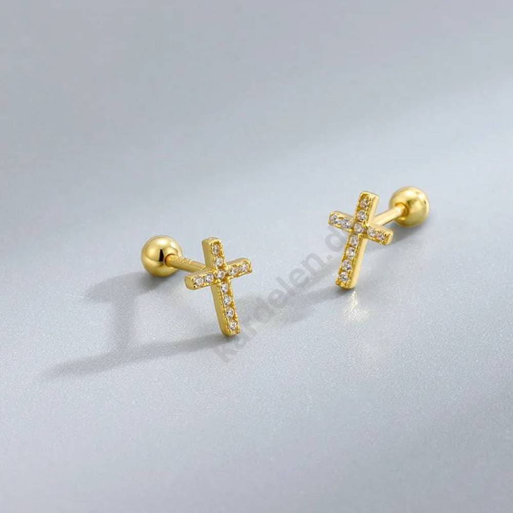 Kardelen KREUZ PIERCING ZIRKONIA Discount Store für neue Produkte